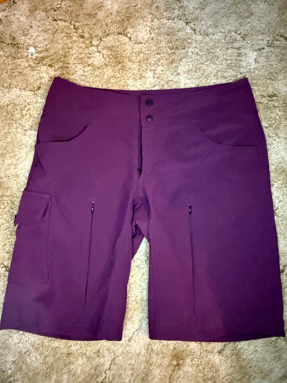 SHREDLY Women’s Mountain Bike MTB Shorts Purple Size 6